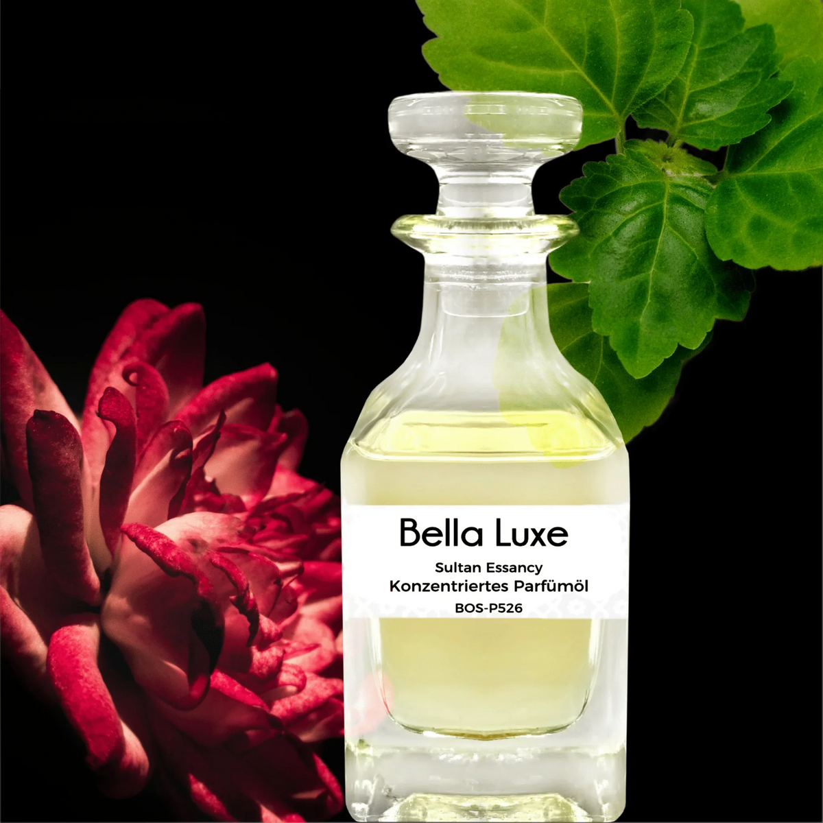 Bella Luxe fragrance oil with rose, vanilla and white musk