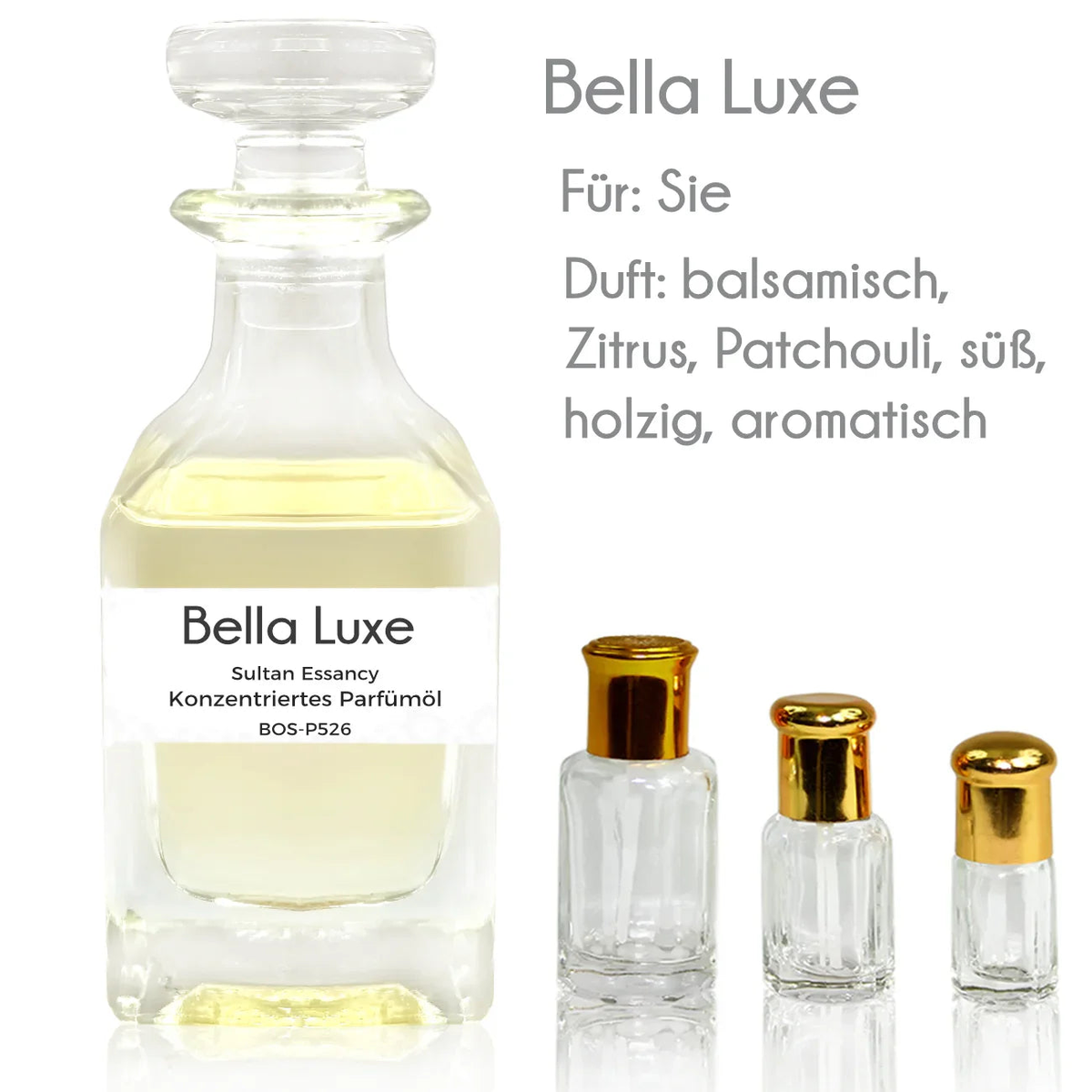 Bella Luxe Sultan Essancy mit Tonkabohne, Patchouli und Labdanum