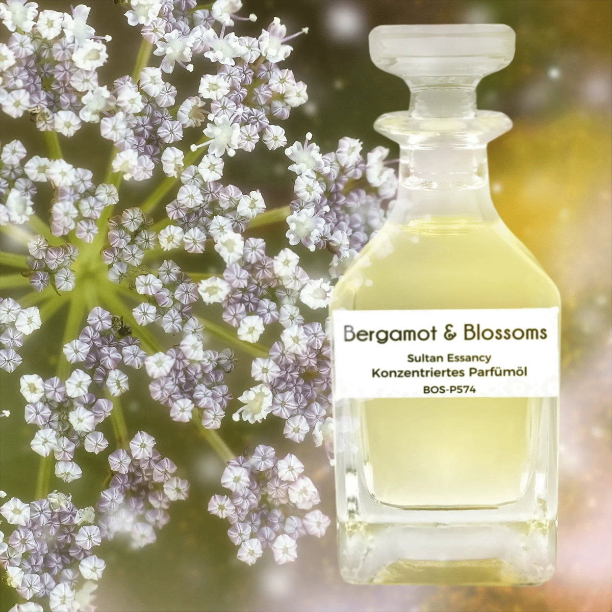 Bergamot & Blossoms fragrance oil with cucumber, petals and powdery notes