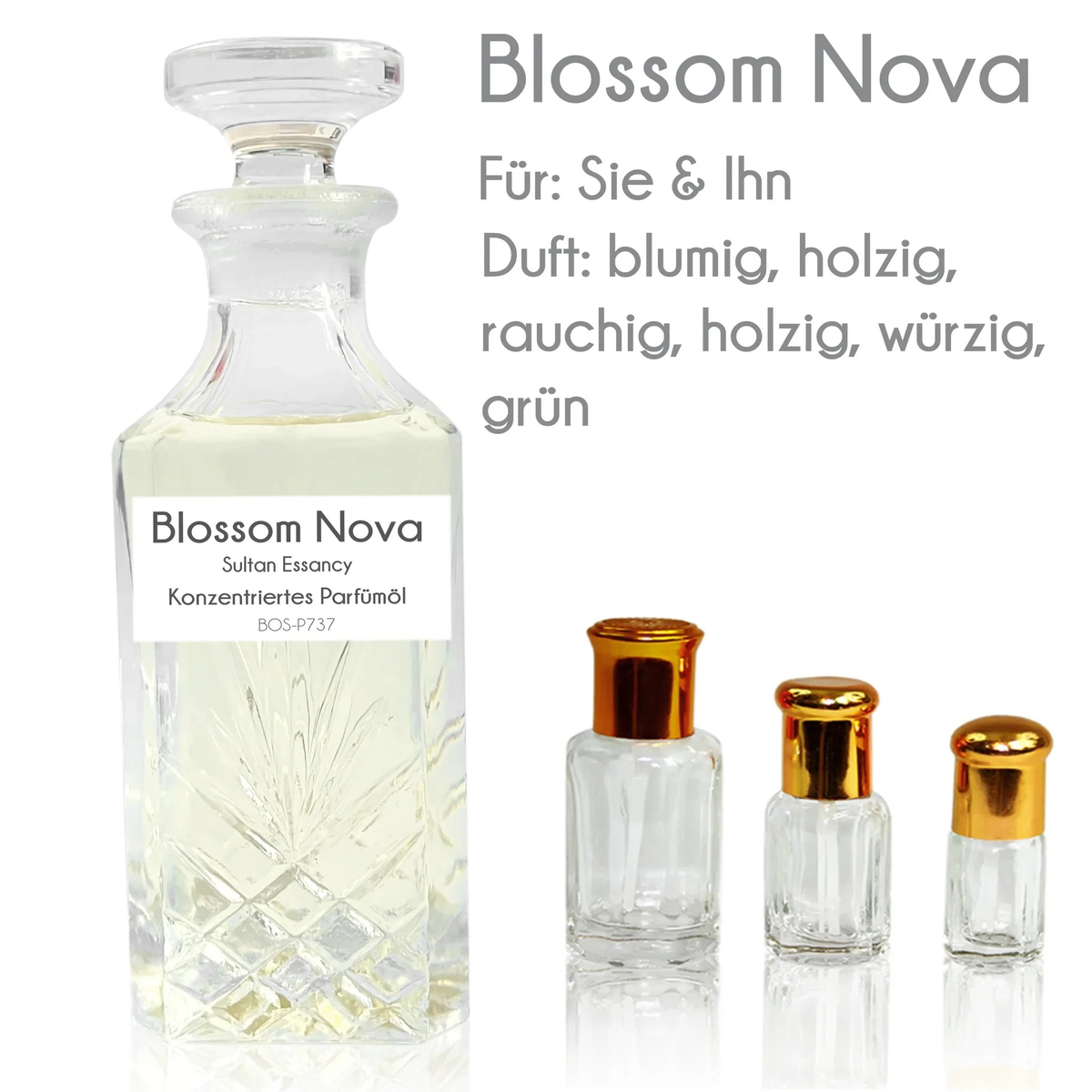Parfümöl Blossom Nova von Sultan Essancy- Parfüm ohne Alkohol Sultan Essancy | Oriental-Style