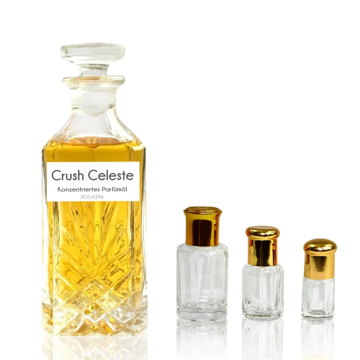 Crush Celeste perfume oil with mandarin, saffron and rose