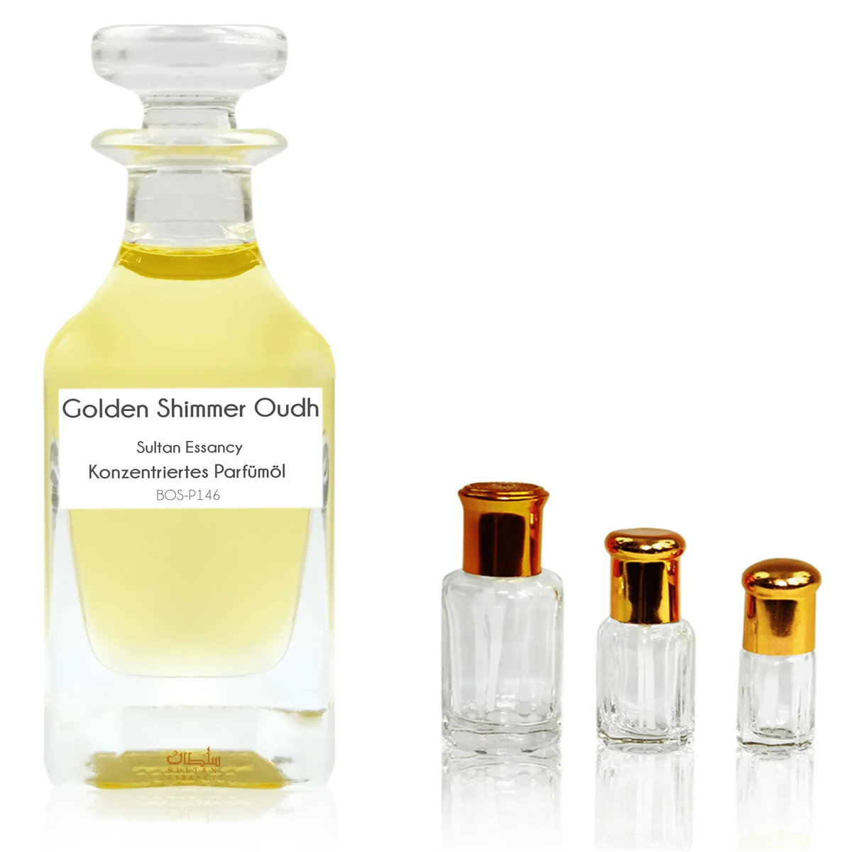 Parfümöl Gold Shimmer Oudh - Parfüm ohne Alkohol Sultan Essancy | Oriental-Style