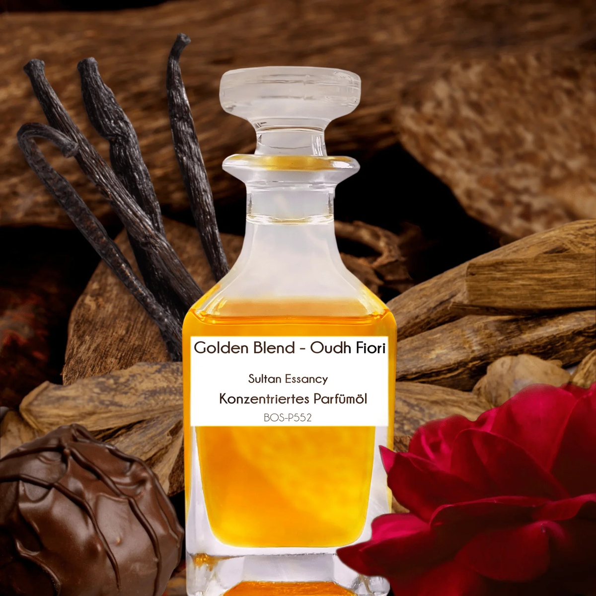 Parfümöl Golden Blend - Oudh Fiori - Parfüm ohne Alkohol Sultan Essancy | Oriental-Style