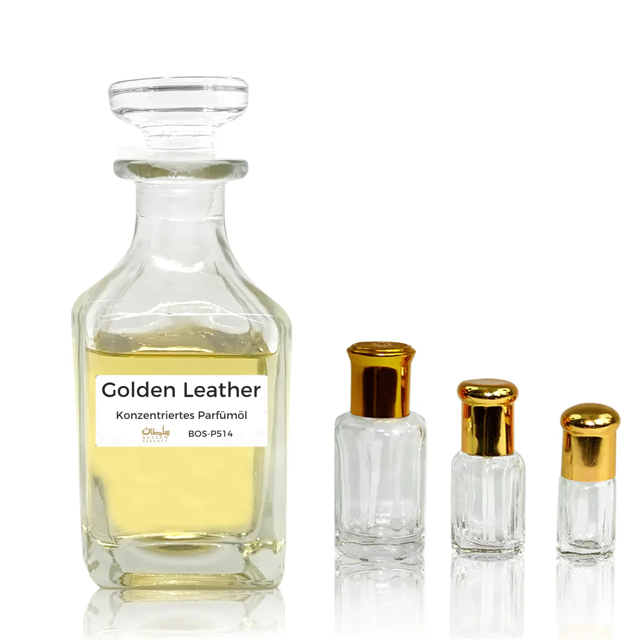 Parfümöl Golden Leather - Parfüm ohne Alkohol Sultan Essancy | Oriental-Style