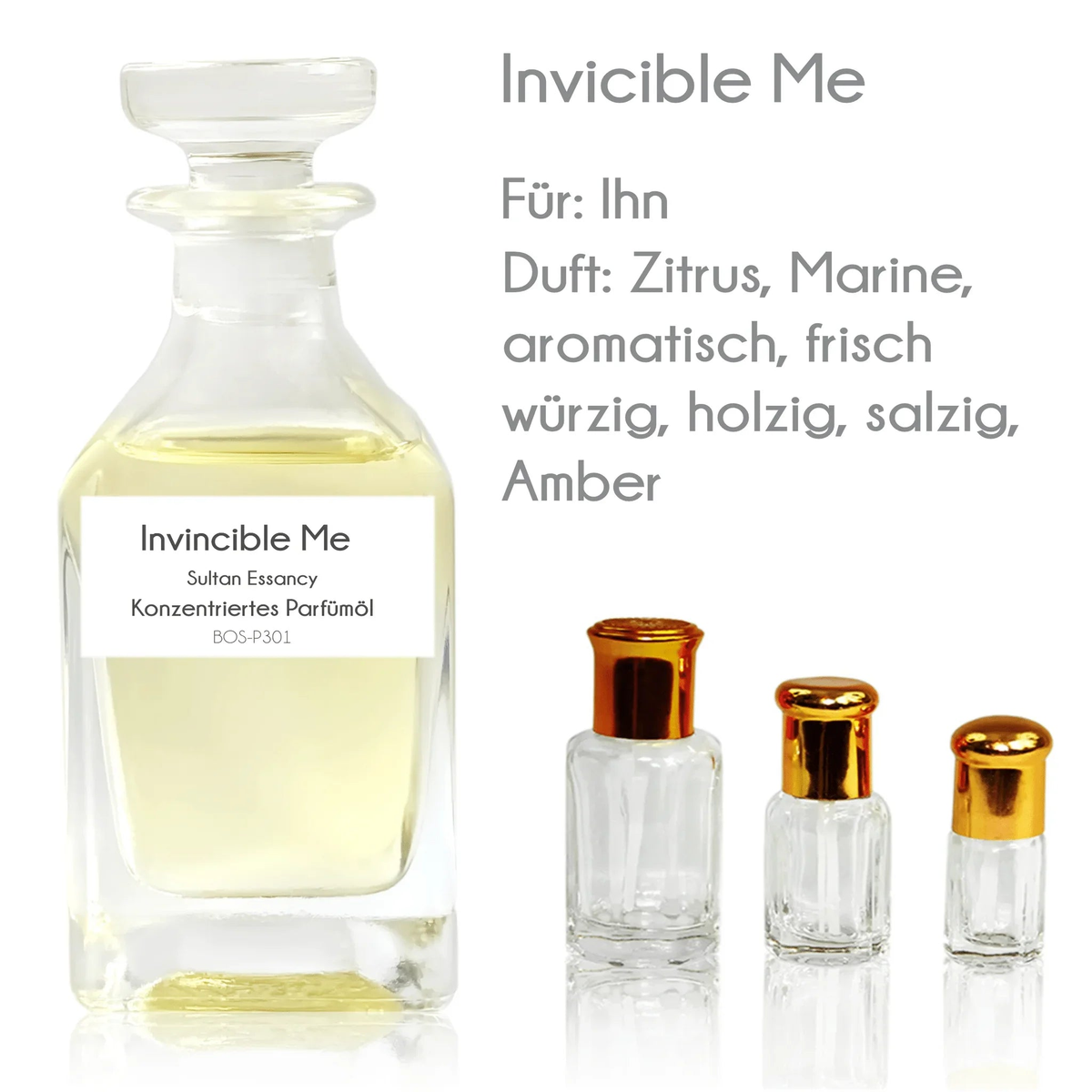 Parfümöl Invincible Me von Sultan Essancy | Oriental-Style
