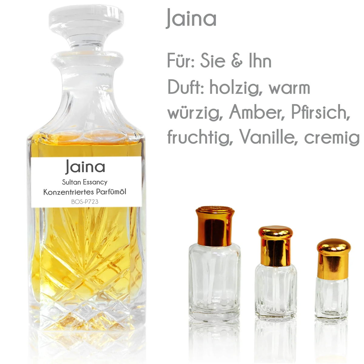 Parfümöl Jaina von Sultan Essancy- Parfüm ohne Alkohol Sultan Essancy | Oriental-Style