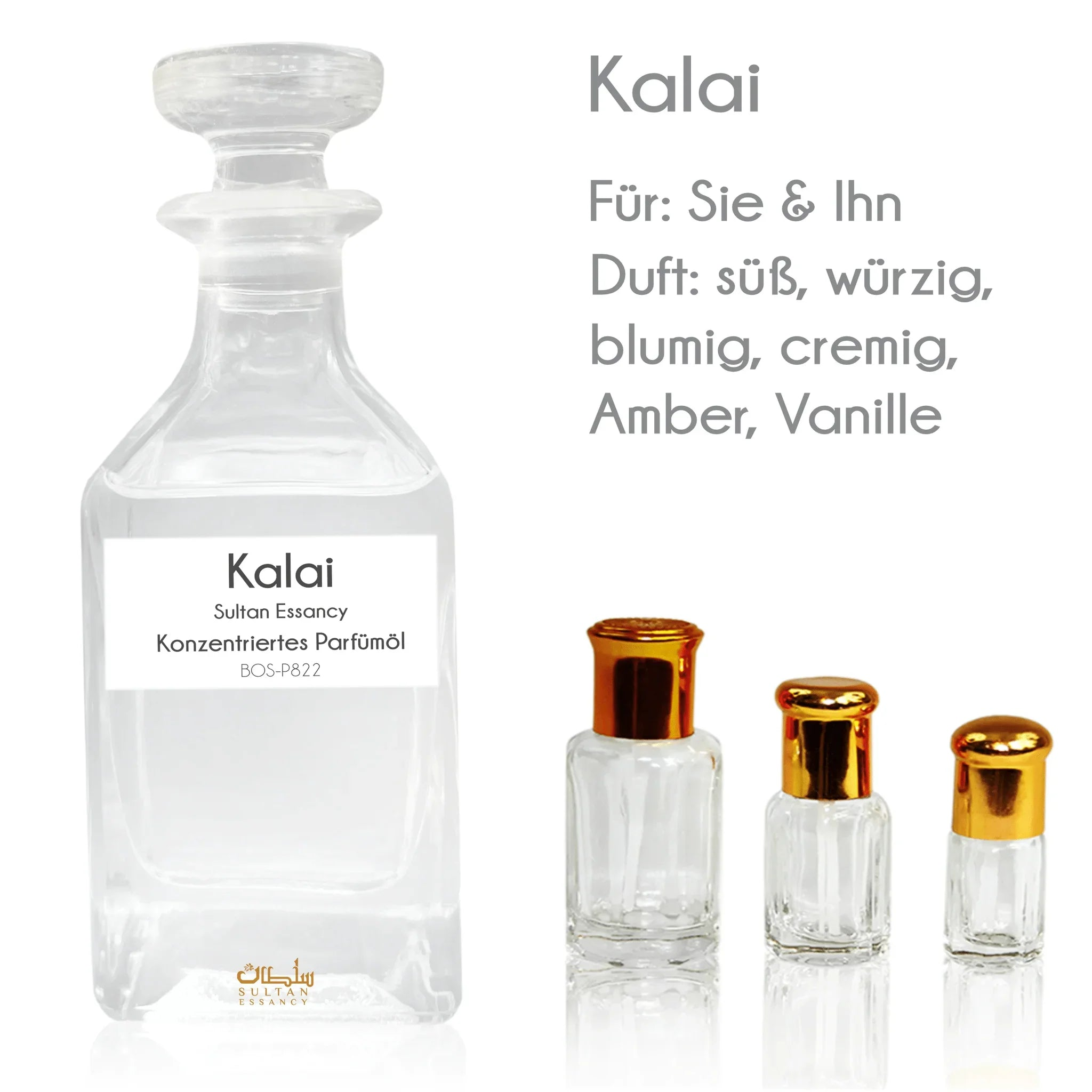 Parfümöl Kalei - Parfüm ohne Alkohol Sultan Essancy | Oriental-Style