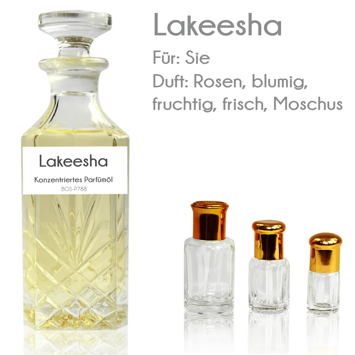 Parfümöl Lakeesha - Parfüm ohne Alkohol Sultan Essancy | Oriental-Style
