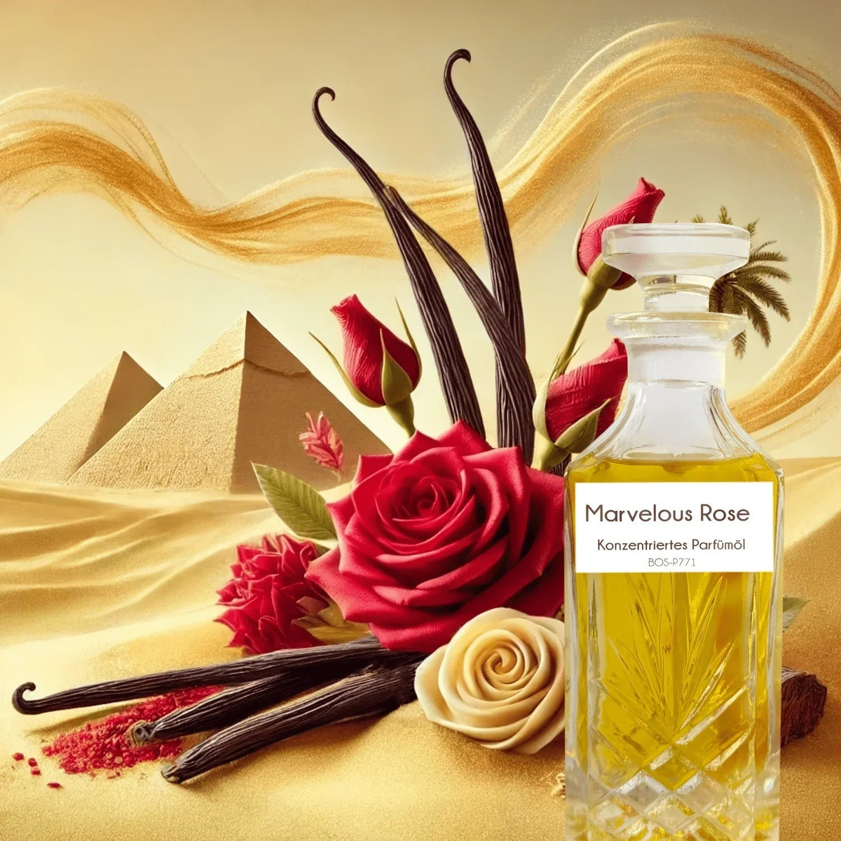 Parfümöl Marvelous Rose - Attar Parfüm Sultan Essancy | Oriental-Style