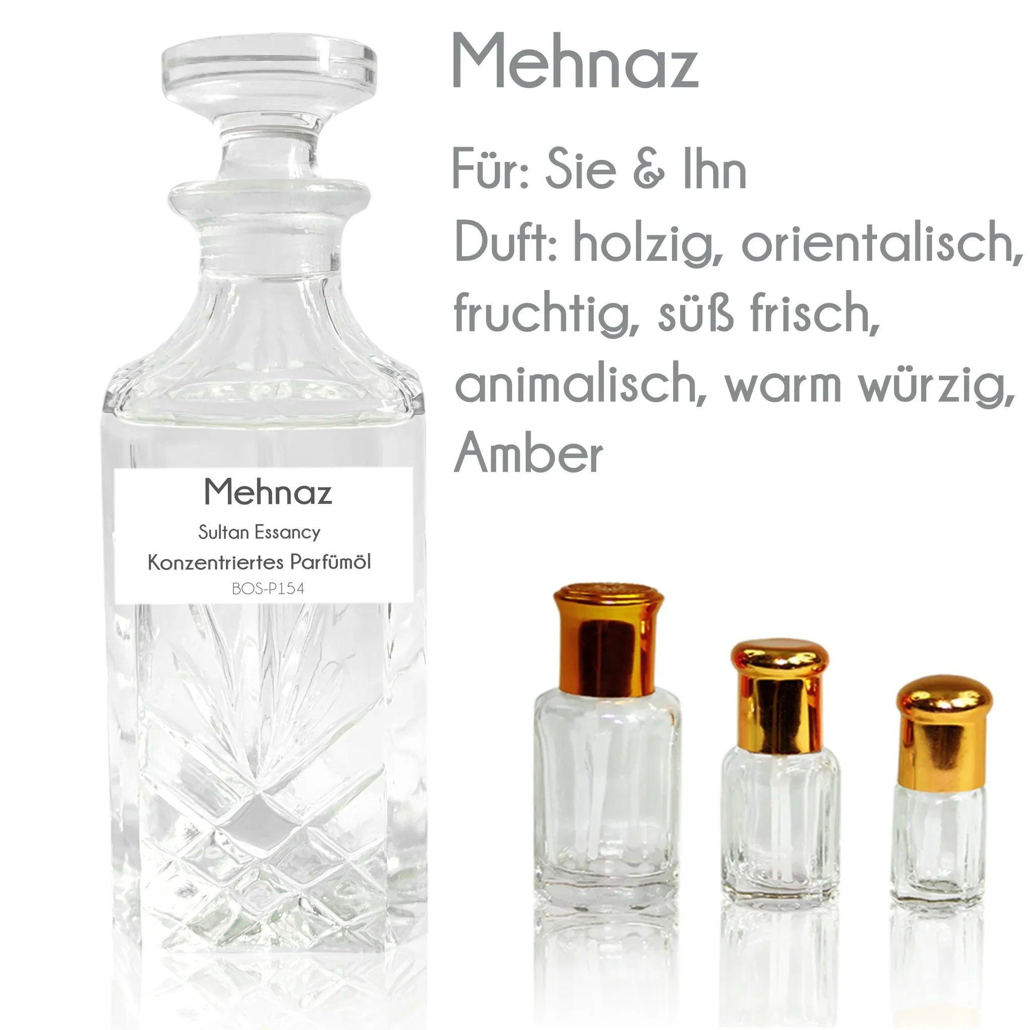 Parfümöl Mehnaz von Sultan Essancy- Parfüm ohne Alkohol Sultan Essancy | Oriental-Style