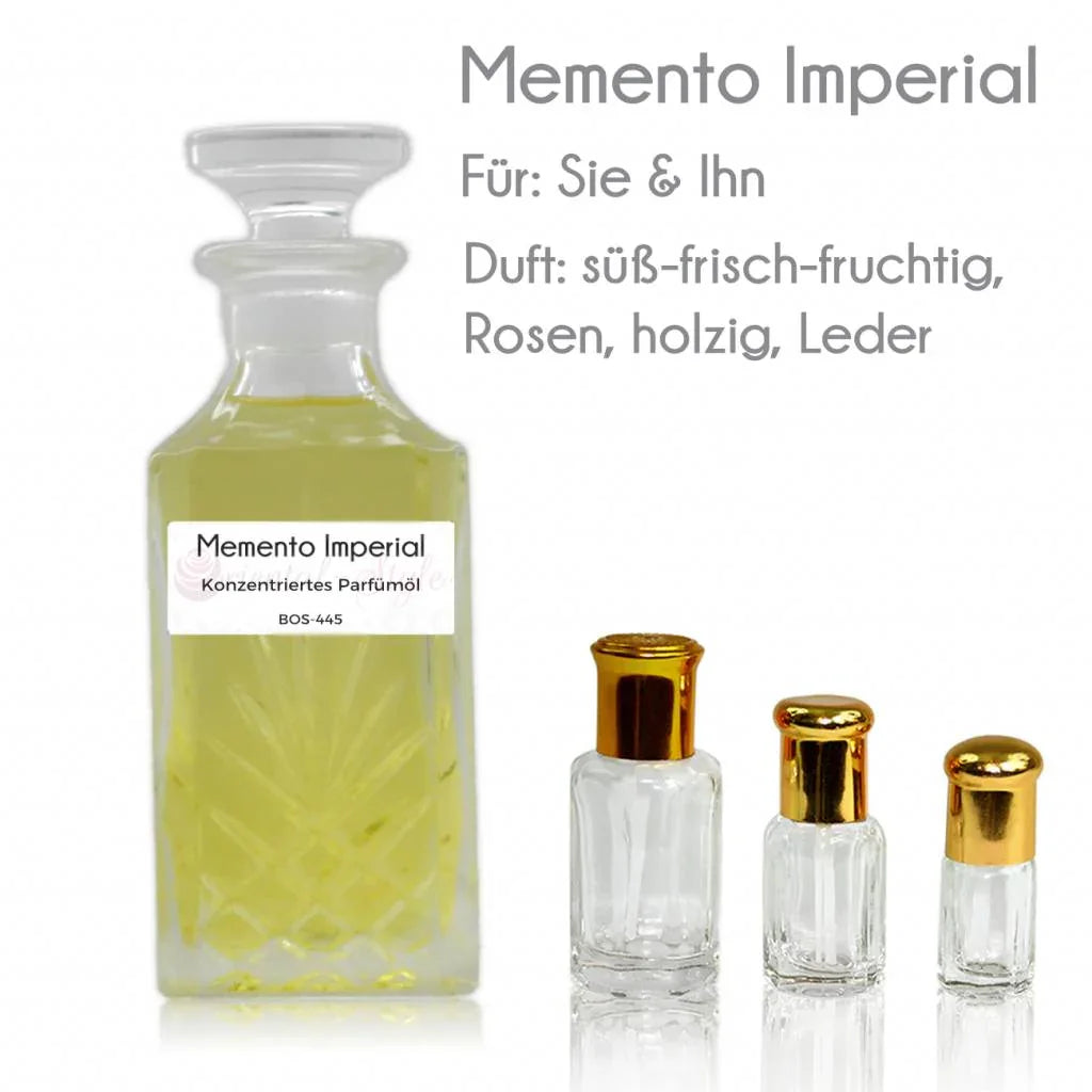 Parfümöl Memento Imperial - Parfüm ohne Alkohol Sultan Essancy | Oriental-Style