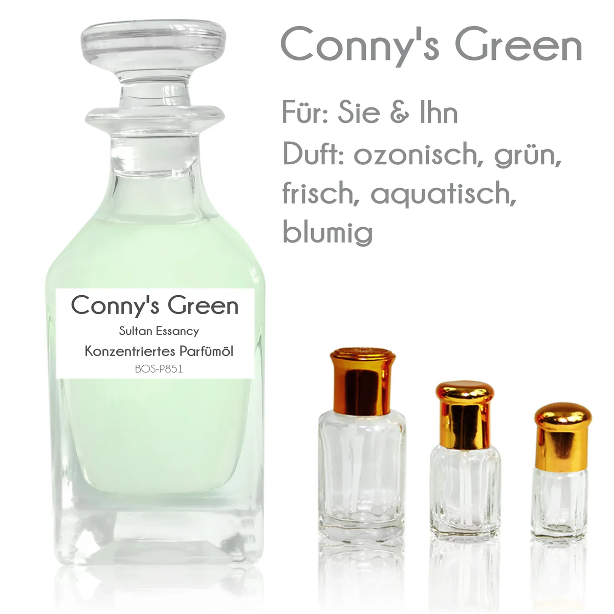 Parfümöl Musk Al Tahara Conny's Green von Sultan Essancy- Parfüm ohne Alkohol Sultan Essancy | Oriental-Style