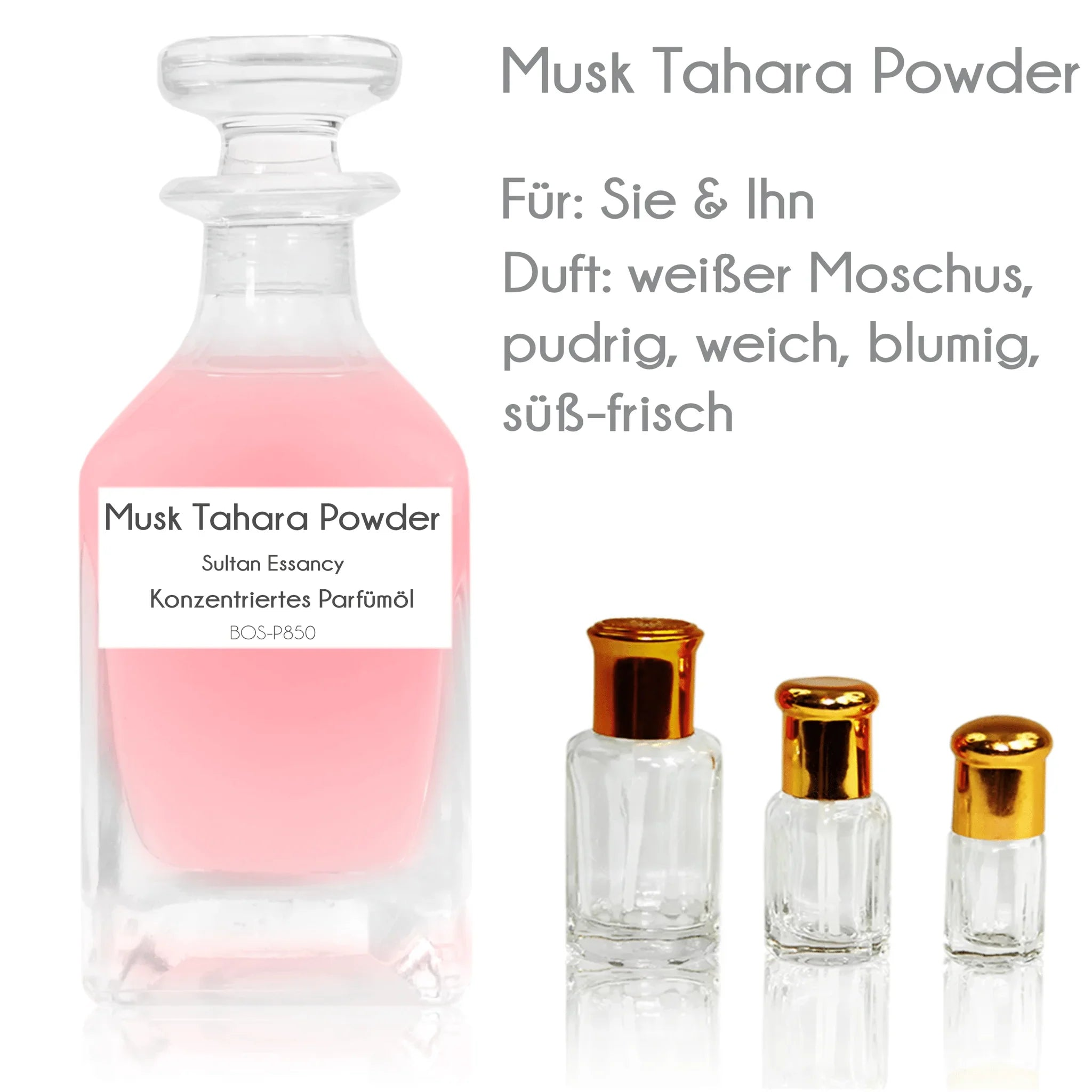 Parfümöl Musk Al Tahara Powder - Parfüm ohne Alkohol Sultan Essancy | Oriental-Style