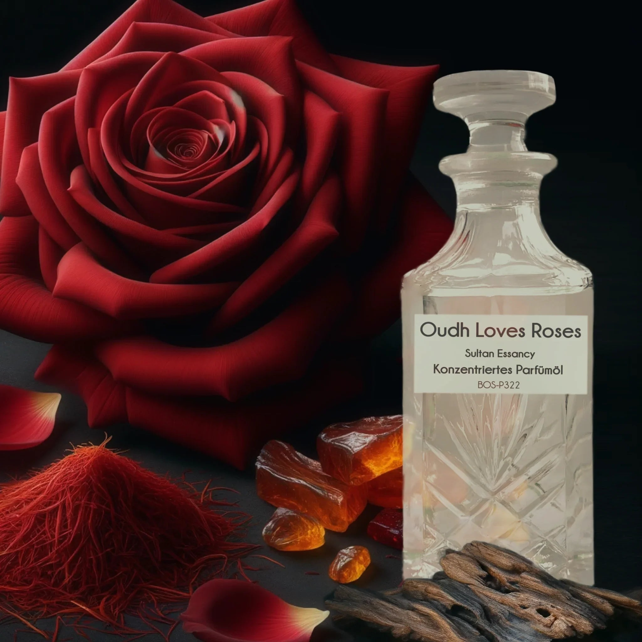 Parfümöl Oudh Loves Roses - Attar Parfüm Sultan Essancy | Oriental-Style