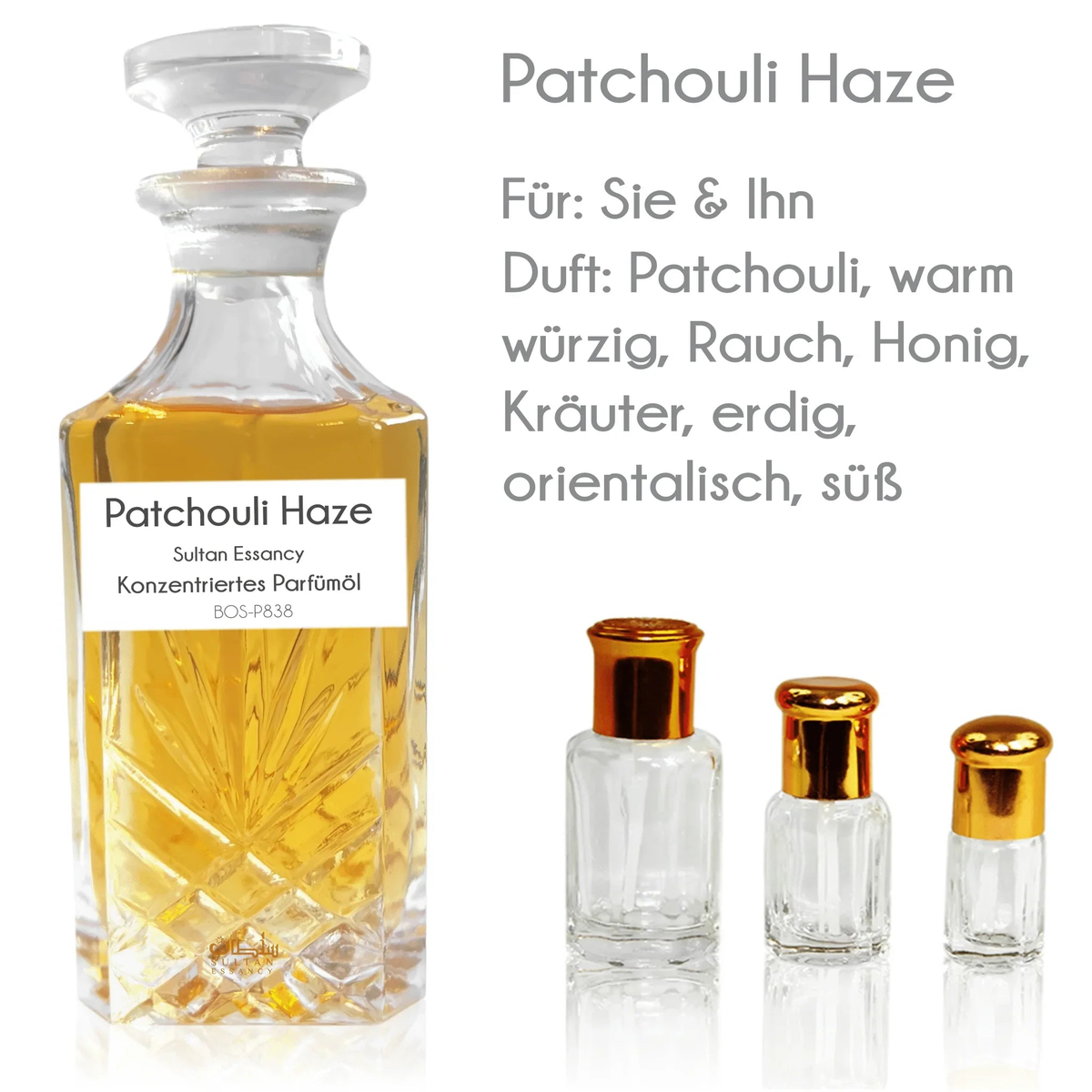 Parfümöl Patchouli Haze Sultan Essancy | Oriental-Style