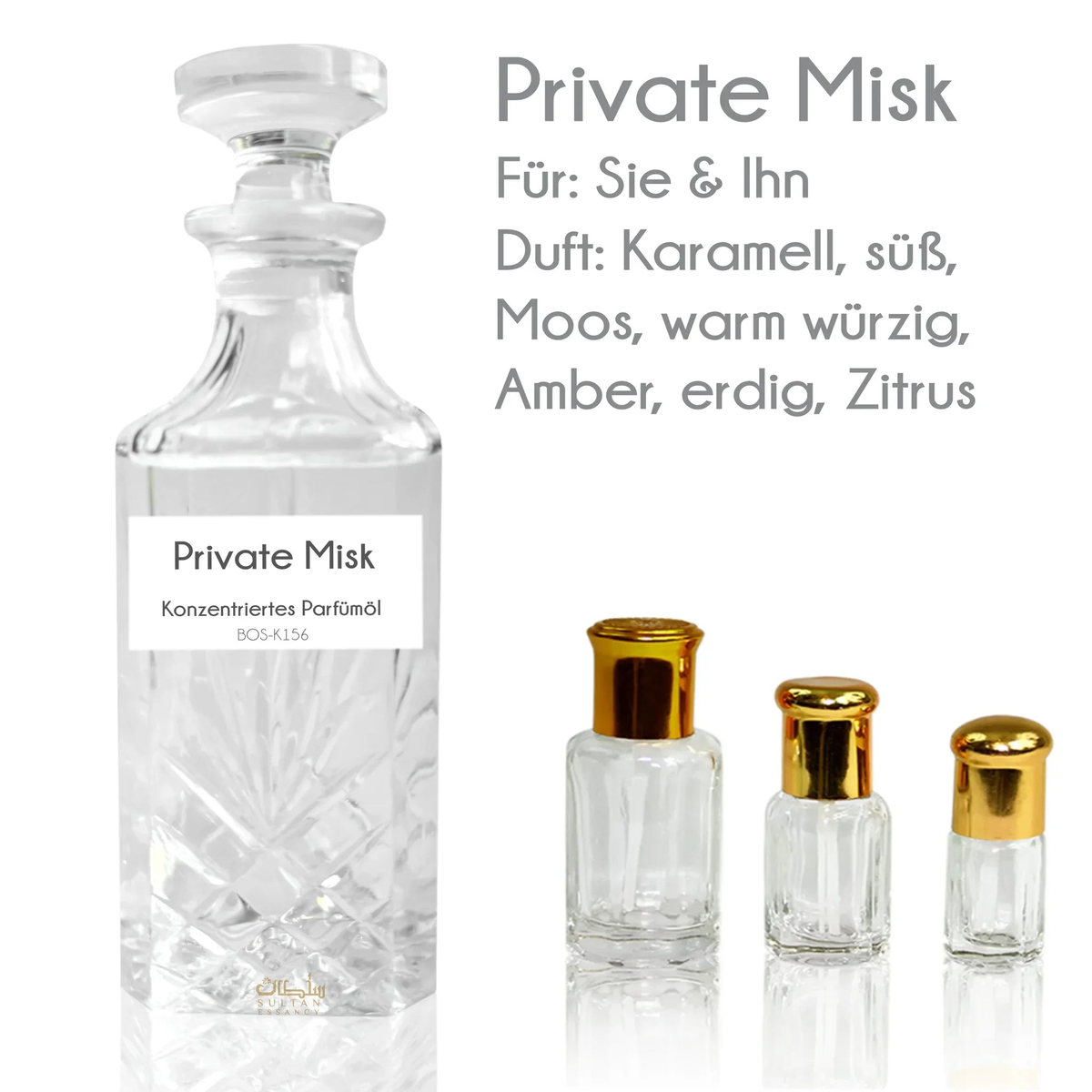 Parfümöl Private Misk Sultan Essancy | Oriental-Style