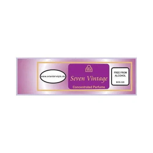 Parfümöl Seven Vintage - Parfüm ohne Alkohol Sultan Essancy | Oriental-Style