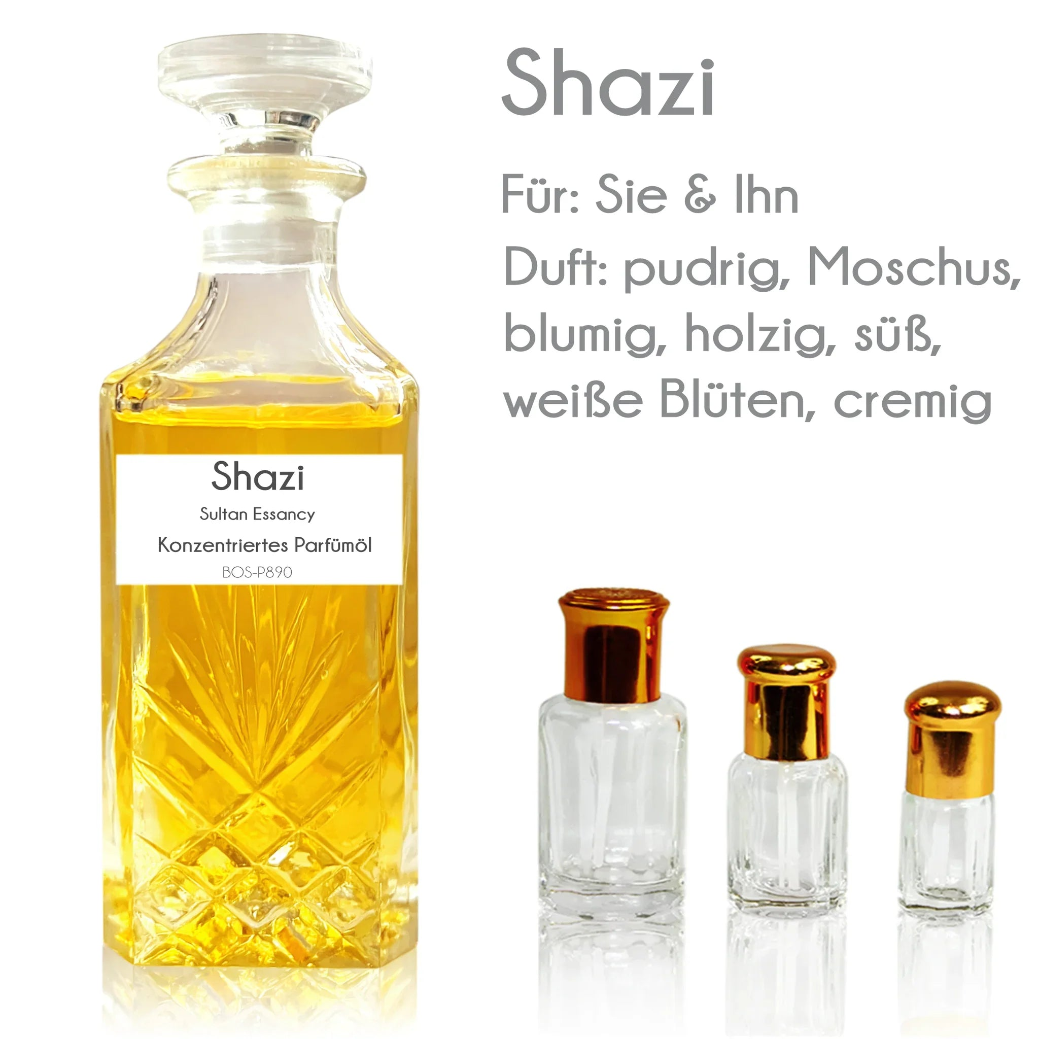 Parfümöl Shazi - Parfüm ohne Alkohol Sultan Essancy | Oriental-Style
