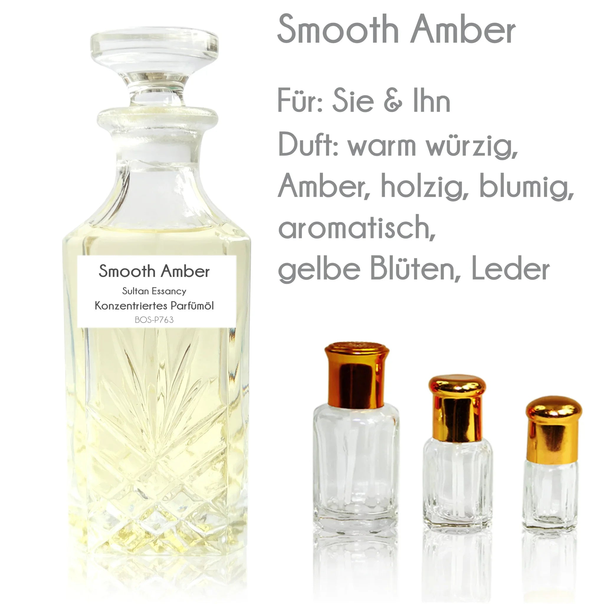 Parfümöl Smooth Amber von Sultan Essancy- Parfüm ohne Alkohol Sultan Essancy | Oriental-Style