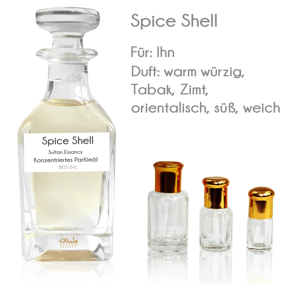 Parfümöl Spice Shell - Parfüm ohne Alkohol Sultan Essancy | Oriental-Style