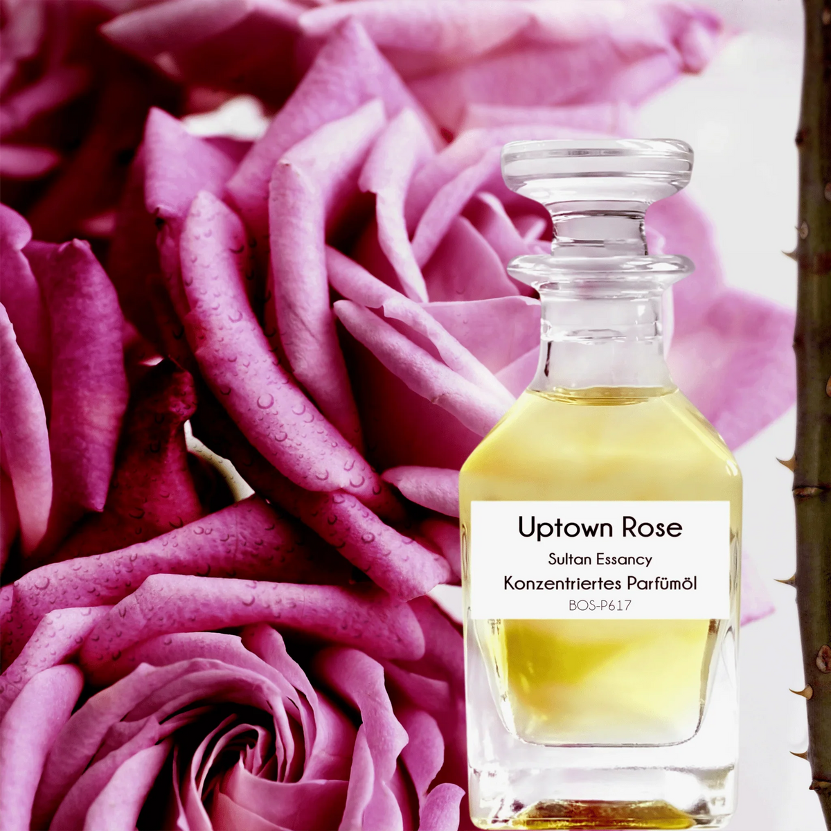 Parfümöl Uptown Rose - Attar Parfüm ohne Alkohol Sultan Essancy | Oriental-Style