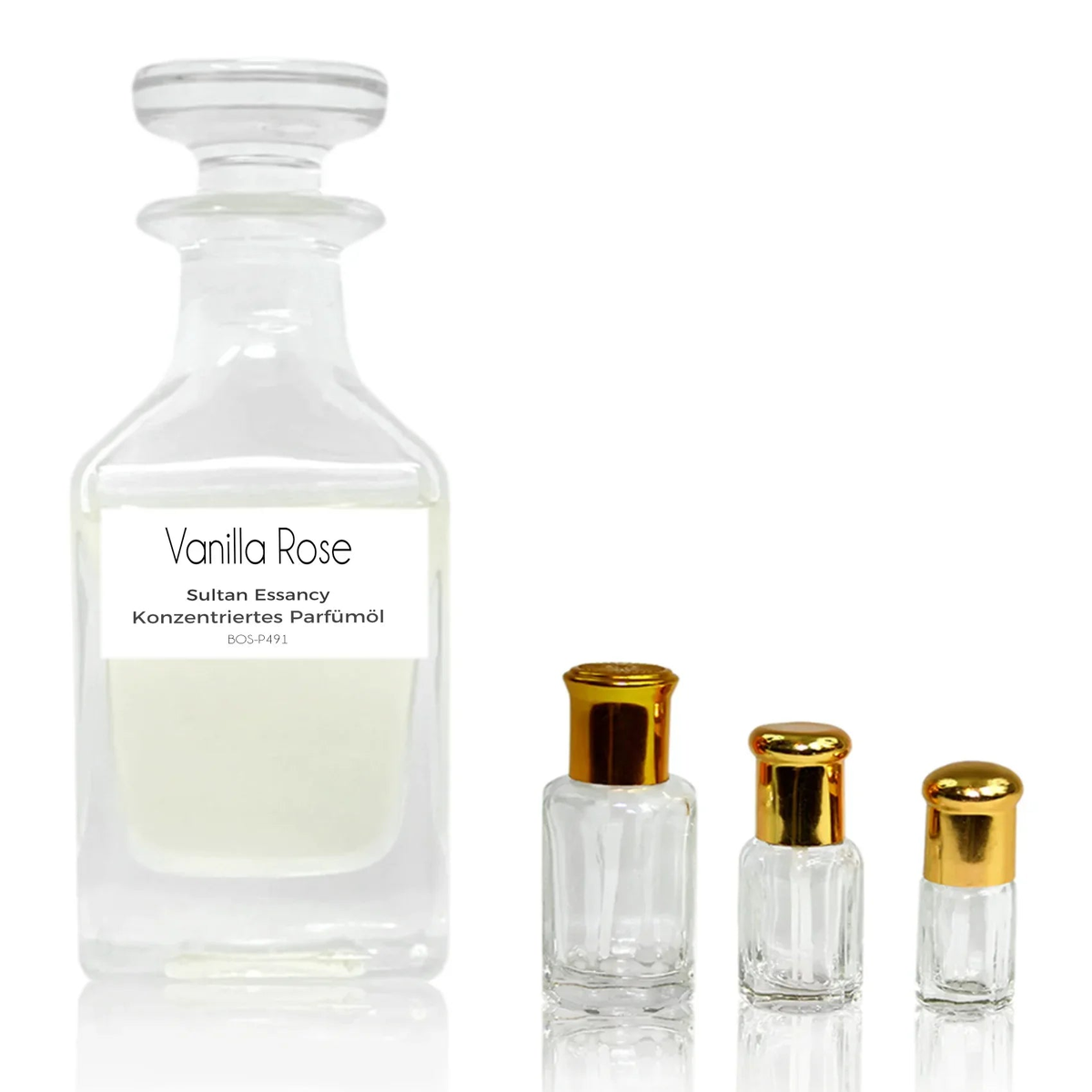Parfümöl Vanilla Rose - Attar Parfüm ohne Alkohol Sultan Essancy | Oriental-Style