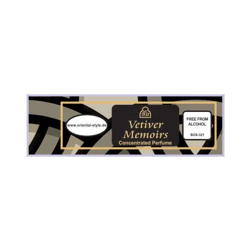 Parfümöl Vetiver Memoirs - Parfüm ohne Alkohol Sultan Essancy | Oriental-Style
