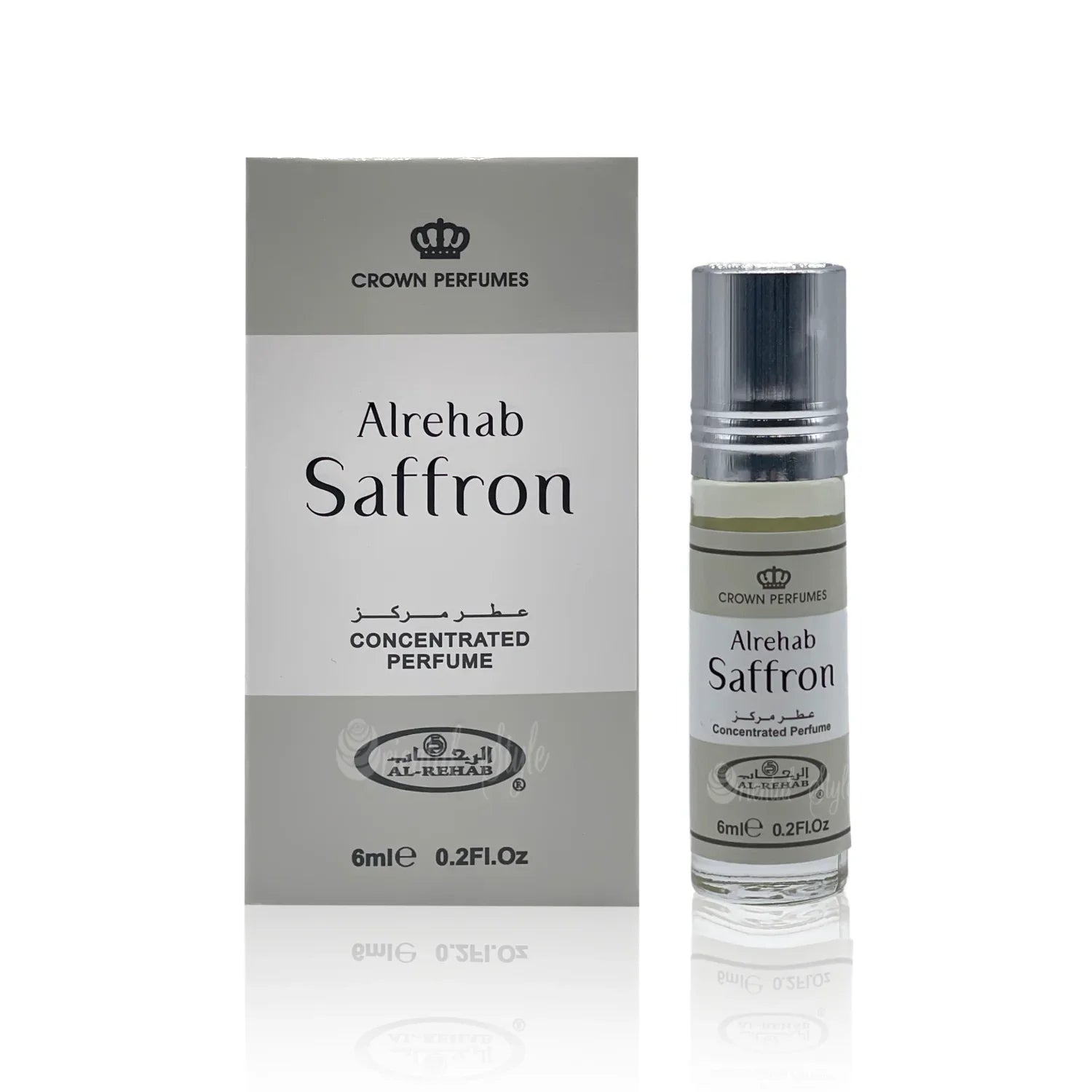 Saffron Parfümöl von Al Rehab mit Safran und Weihrauch
