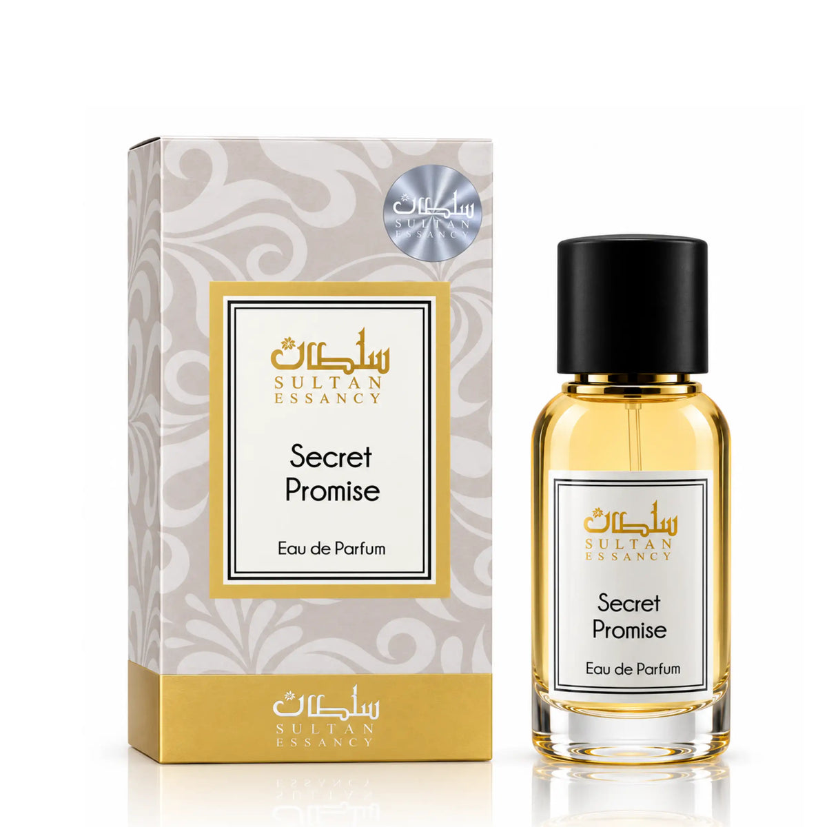 Secret Promise Sultan Essancy Eau de Parfum für Damen mit Flakon und Verpackung
