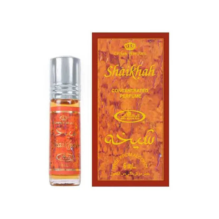 Shaikhah Parfümöl von Al Rehab mit Oudh, Safran und Kardamom