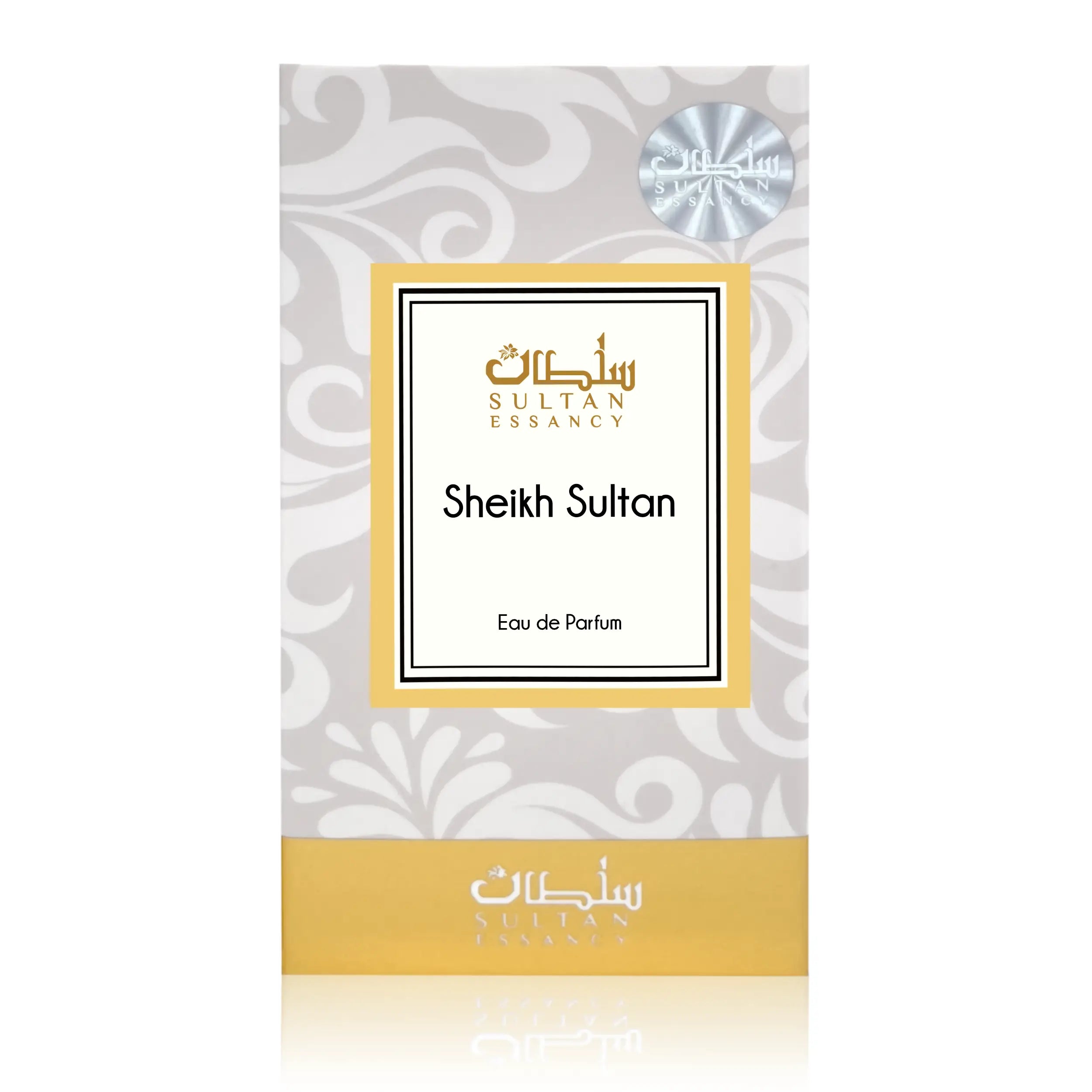 Originalverpackung von Sheikh Sultan Eau de Parfum von Sultan Essancy – Duftzwilling und Dupe für Herren