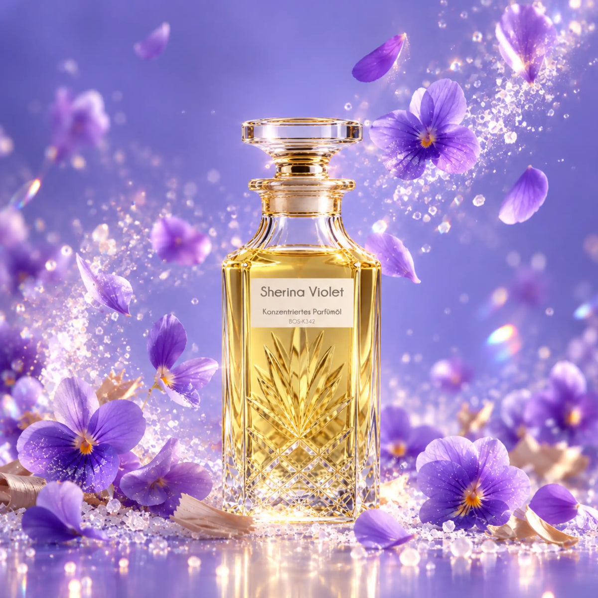 Sherina Violet Sultan Essancy Parfümöl mit Veilchen, Zucker und Sandelholz