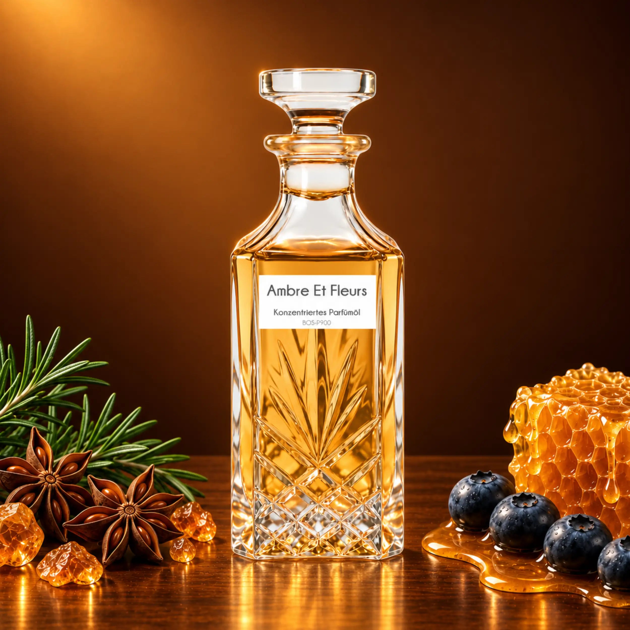 Sultan Essancy Ambre Et Fleurs Parfümöl mit Honig, Blaubeeren und Sternanis