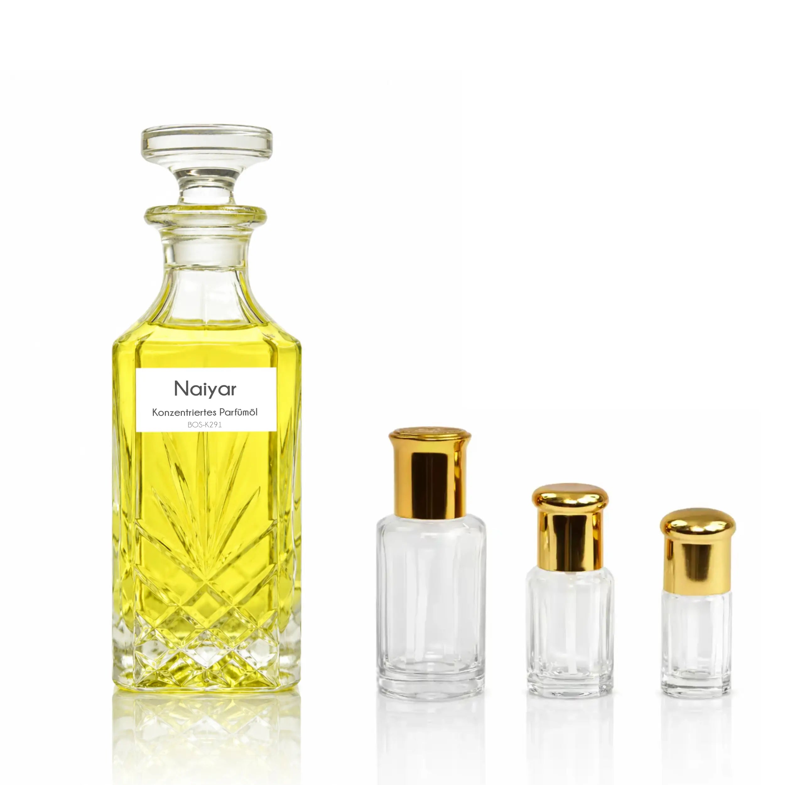 Sultan Essancy Naiyar Parfümöl für Herren mit Glasflakon und Rollerflaschen, fruchtig-frischer Duftzwilling und Dupe mit Apfel, Zitrus, Pflaume, Kardamom, Moschus und Amber