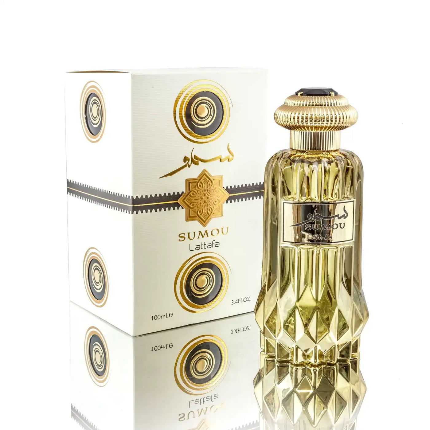 Sumou Lattafa Eau de Parfum 100ml – oriental floral unisex fragrance with rose and myrrh
