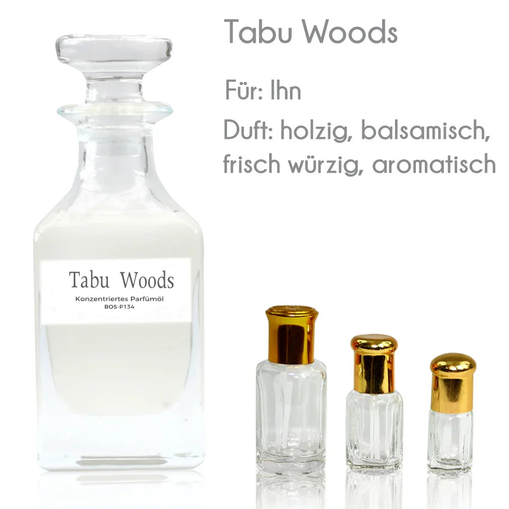 Tabu Woods Parfümöl - Parfüm ohne Alkohol Sultan Essancy | Oriental-Style