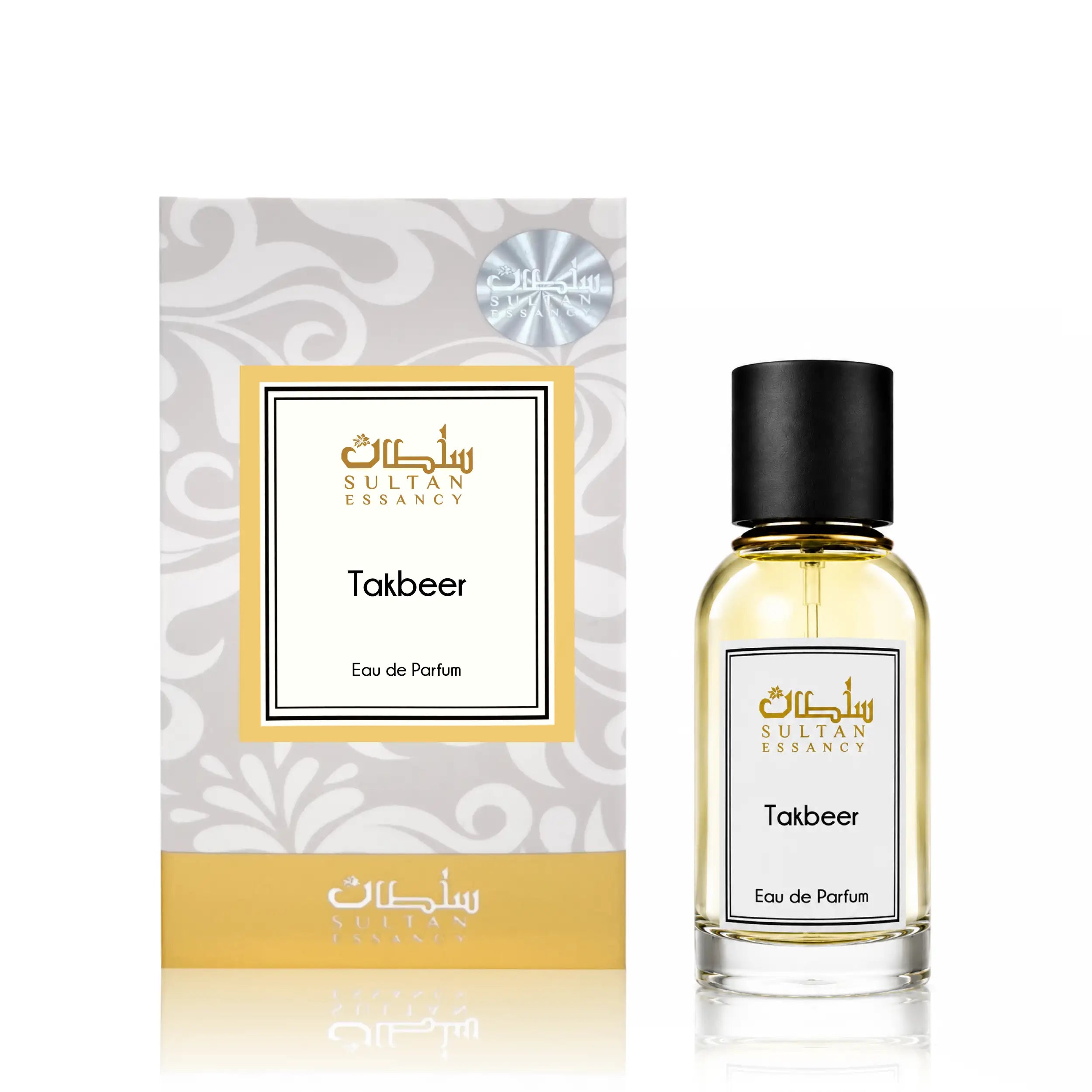Takbeer Damen Eau de Parfum von Sultan Essancy mit Parfümflakon und eleganter Geschenkverpackung