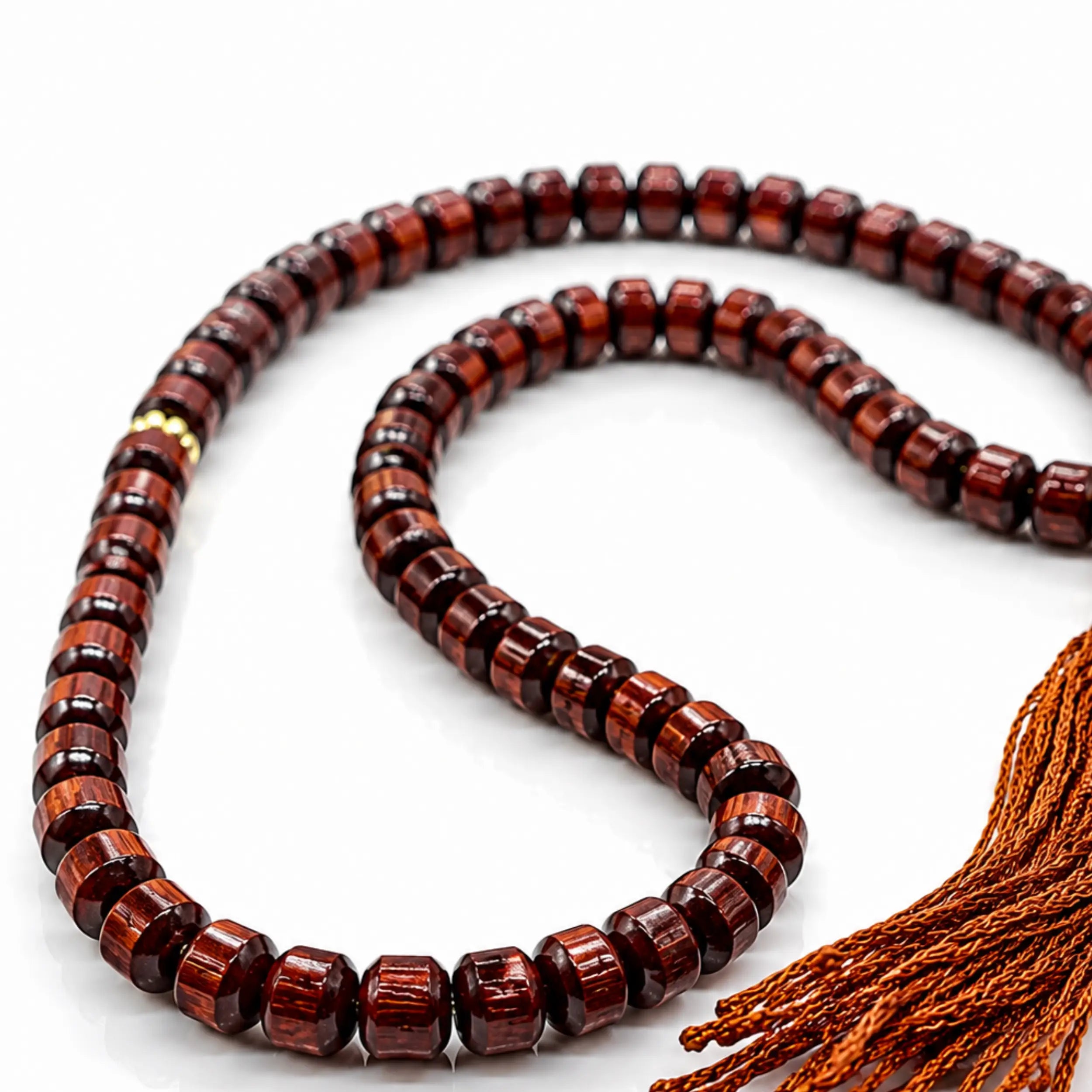 Tasbih Misbaha Gebetskette - Holz Braunrot Oriental-Style | Oriental-Style