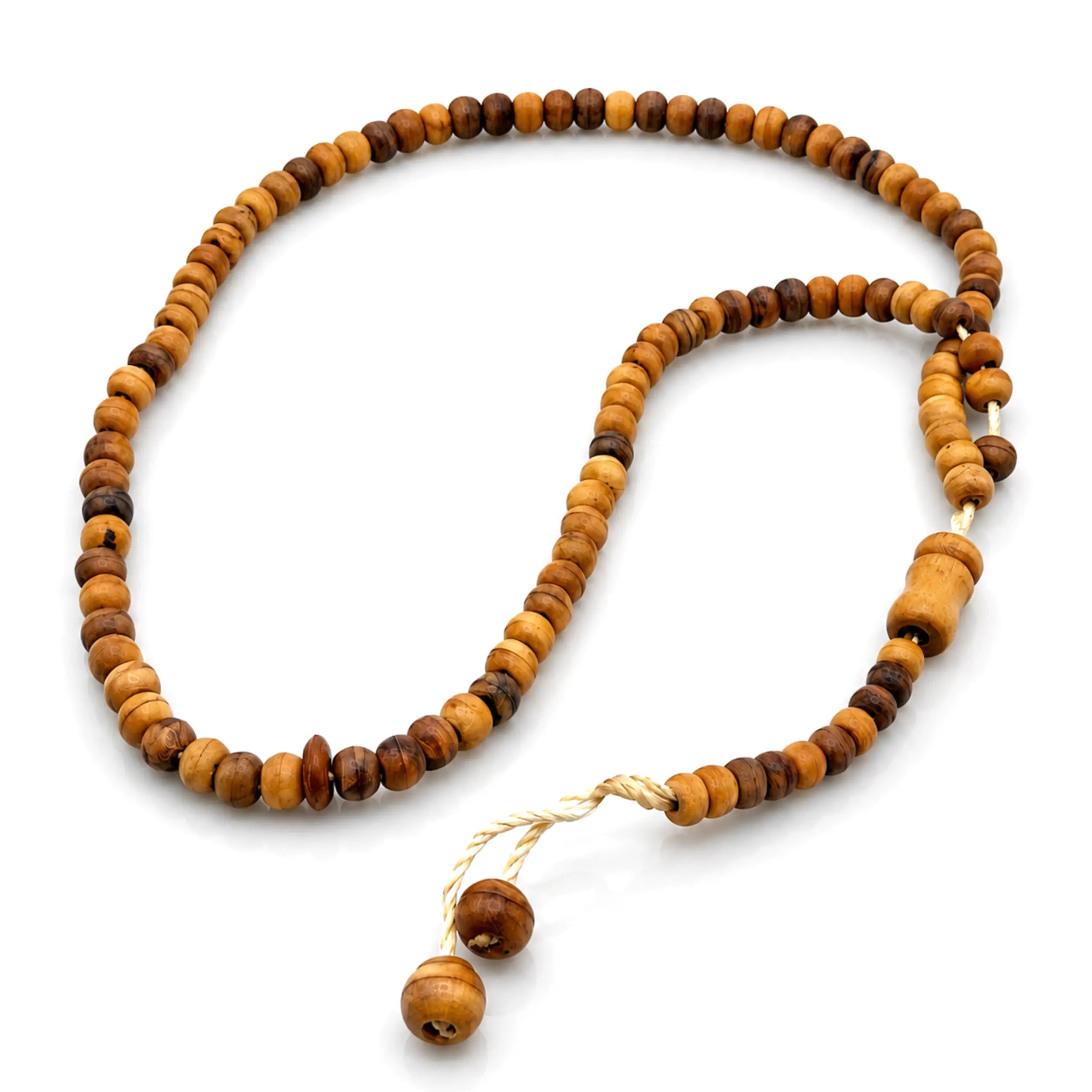 Misbaha Tasbih Prayer Beads - Wooden Round