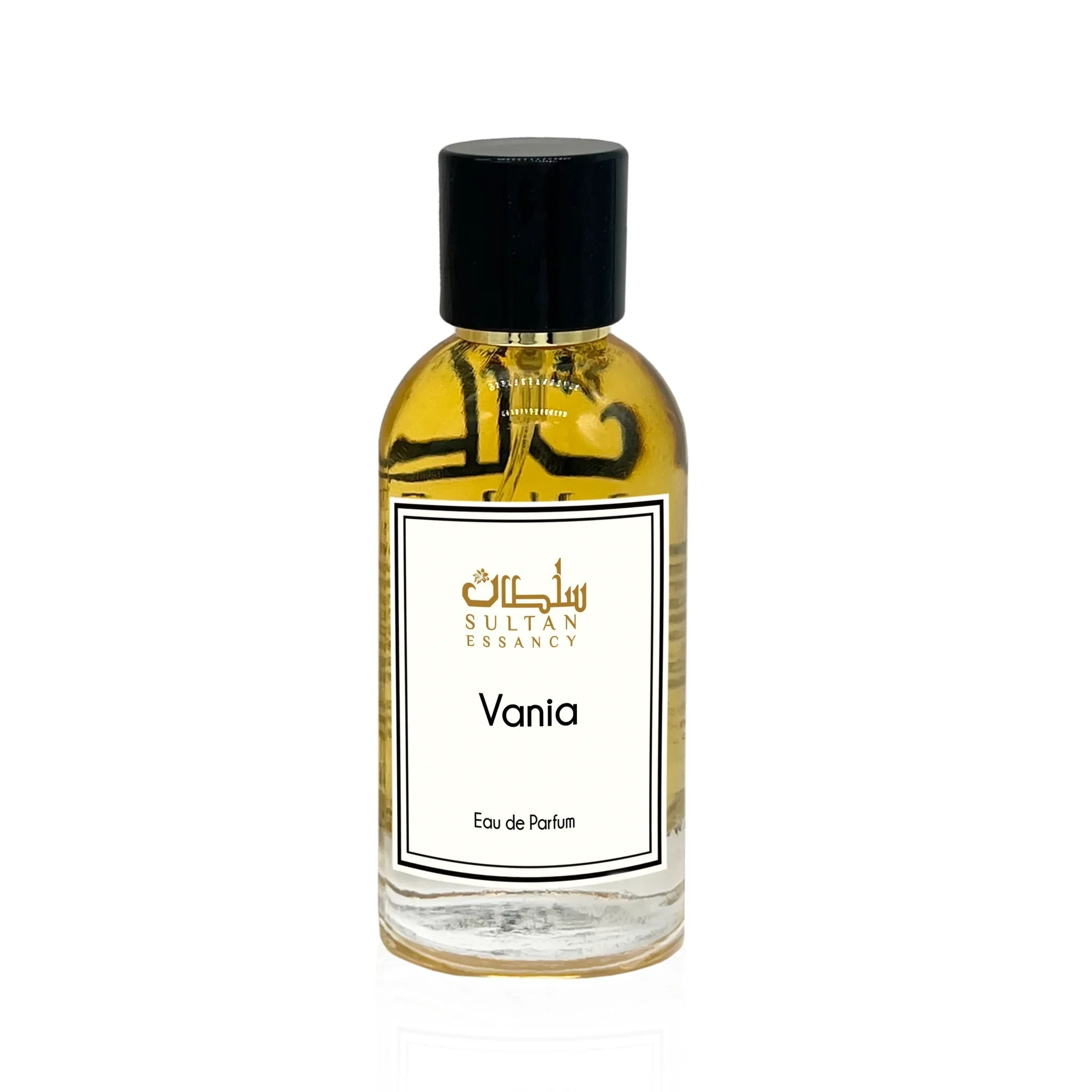 Vania Eau de Parfum Flakon auf weißem Hintergrund