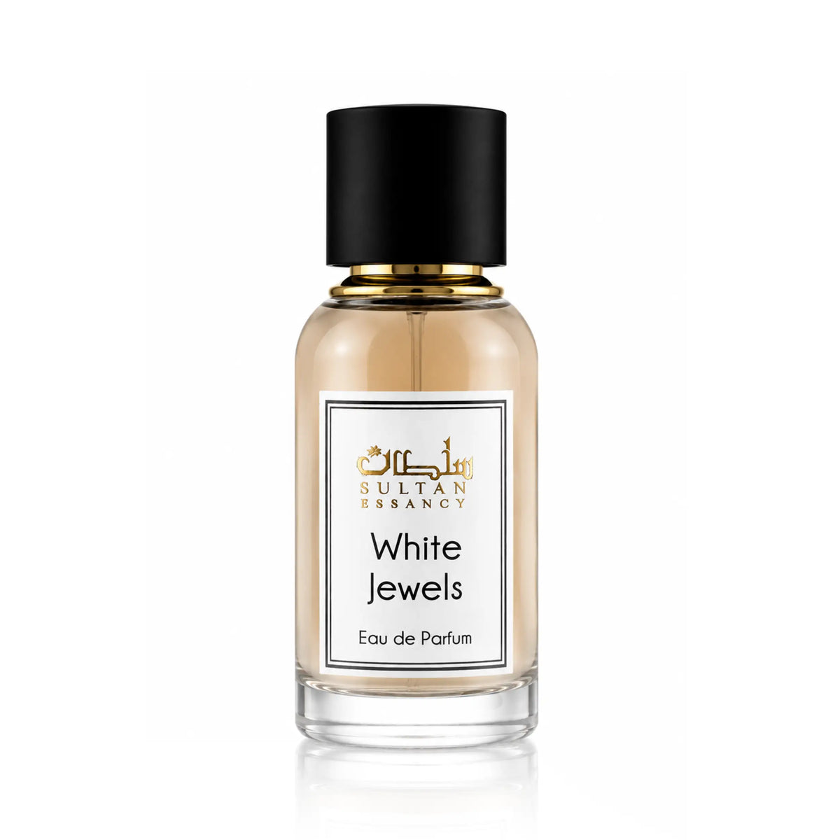 White Jewels Eau de Parfum von Sultan Essancy mit cremiger Vanille, weichen weißen Blüten und sanfter Moschus-Duftsignatur